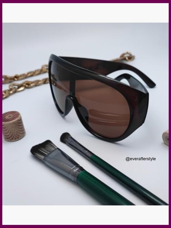 Trendy Oversized Sunglasses with UV400 Lens Protection main image 6